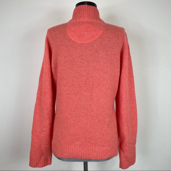 Tommy Bahama 100% Cashmere Orange Pullover Medium - Picture 7 of 12